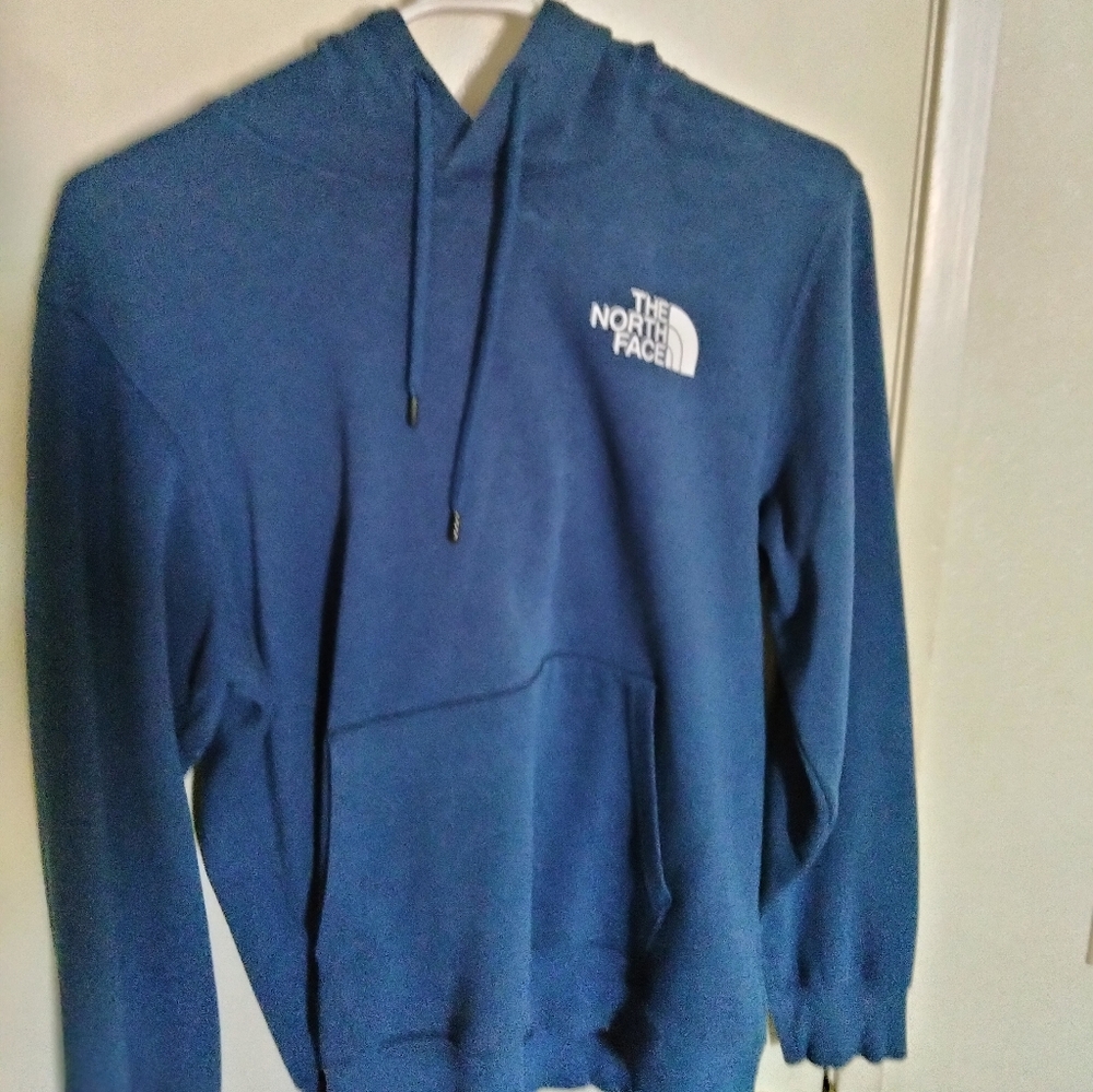 Men's The North Face blue hoodie